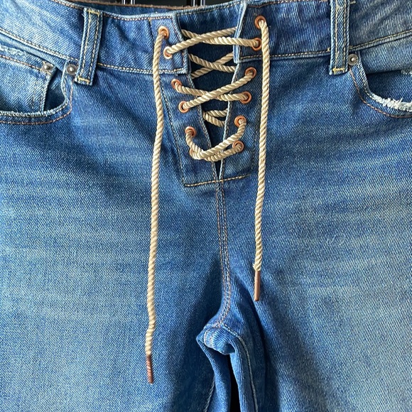 SER.O.YA new with tag jeans. Luca. mid rise slim. size 28x28 - Picture 8 of 9